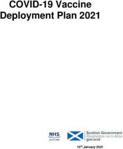 COVID-19 Vaccine Deployment Plan 2021 - The Edinburgh ...