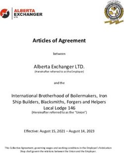 Articles of Agreement - Boilermakers Lodge 146