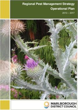 Regional Pest Management Strategy Operational Plan 2013 2017