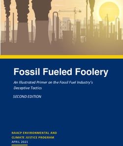 Fossil Fueled Foolery - An Illustrated Primer on the Fossil Fuel Industry's Deceptive Tactics SECOND EDITION - NAACP