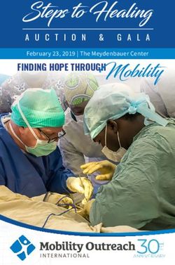 Steps to Healing FINDING HOPE THROUGH Mobility - AUCTION & GALA - Mobility Outreach International