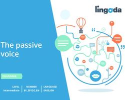 The passive voice GRAMMAR - LEVEL Intermediate - Lingoda