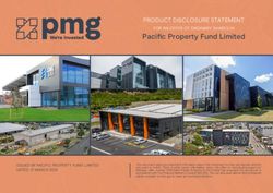 Pacific Property Fund Limited - PRODUCT DISCLOSURE STATEMENT - Sorted Smart Investor