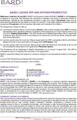 BARD1 LODGES SPP AND OPTIONS PROSPECTUS