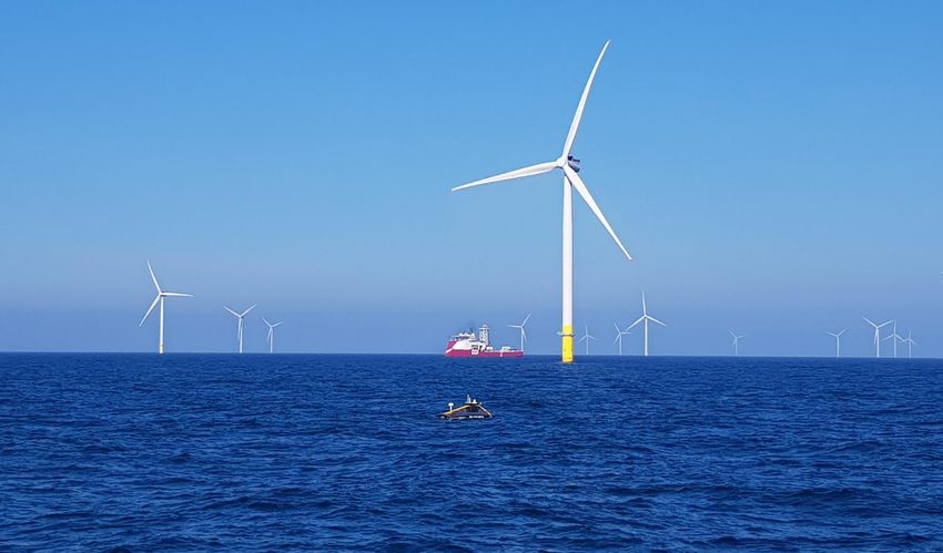 Offshore Wind Farm Surveys Using Uncrewed Surface Vessels (USVs)