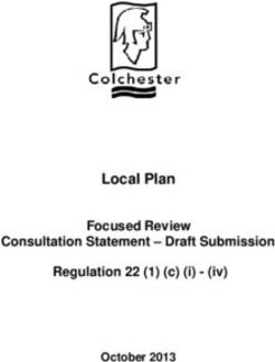 Local Plan Focused Review Consultation Statement - Draft Submission Regulation 22 (1) (c) (i) - (iv) - NET