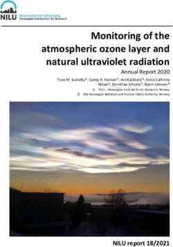 Monitoring of the atmospheric ozone layer and natural ultraviolet radiation