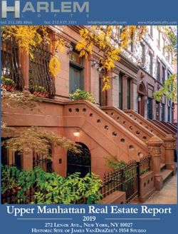 Upper Manhattan Real Estate Report - 2019 272 Lenox Ave., new York, nY 10027 - Harlem Lofts, Inc.