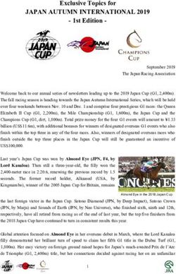 JAPAN AUTUMN INTERNATIONAL 2019 - Exclusive Topics for