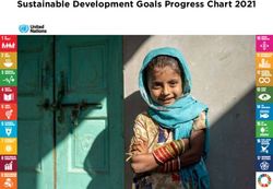 Sustainable Development Goals Progress Chart 2021 - United ...