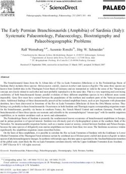 The Early Permian Branchiosaurids (Amphibia) of Sardinia (Italy): Systematic Palaeontology, Palaeoecology, Biostratigraphy and Palaeobiogeographic ...