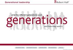 Generational leadership - what the different generations want