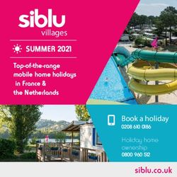 SUMMER 2021 villages - siblu.co.uk