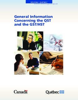 CONCERNING THE QST AND THE GST/HST - WWW.REVENU.GOUV.QC.CA - BANQ