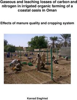 Gaseous and leaching losses of carbon and nitrogen in irrigated organic farming of a coastal oasis in Oman - Effects of manure quality and ...