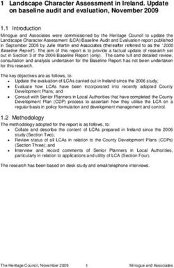 Landscape Character Assessment in Ireland. Update on baseline audit and evaluation, November 2009