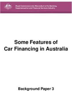Some Features of Car Financing in Australia - Background Paper 3 - Financial ...
