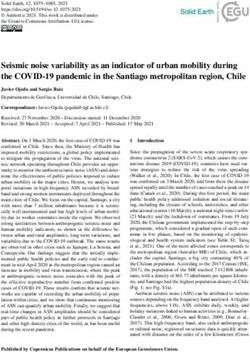 Seismic noise variability as an indicator of urban mobility during the COVID-19 pandemic in the Santiago metropolitan region, Chile - Solid Earth