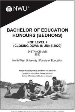 BACHELOR OF EDUCATION HONOURS (BEDHONS) - NQF LEVEL 7 (CLOSING DOWN IN JUNE 2020) - Distance | NWU