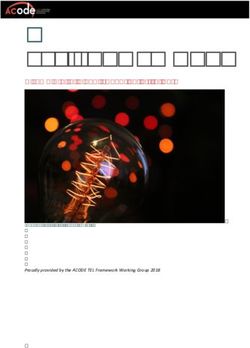 TEL FRAMEWORK A Template for Higher Education Institutions - acode