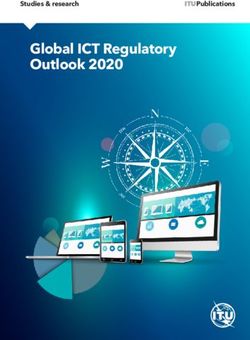 Global ICT Regulatory Outlook 2020 - Studies & research - ITU