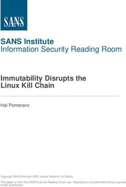 SANS Institute Information Security Reading Room - SANS.org