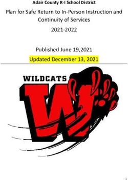 Plan for Safe Return to In-Person Instruction and Continuity of Services 2021-2022 Published June 19,2021 Updated December 13, 2021 - Adair County ...