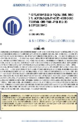 Institute for Competitive Governance - July 2018