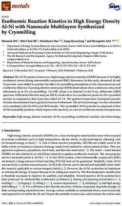 Exothermic Reaction Kinetics in High Energy Density Al-Ni with Nanoscale Multilayers Synthesized by Cryomilling - MDPI