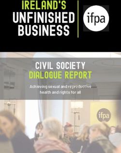 UNFINISHED BUSINESS iRELAND'S - civil society dialogue report - Irish Family Planning Association