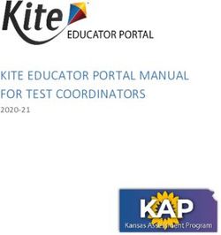 KITE EDUCATOR PORTAL MANUAL FOR TEST COORDINATORS 2020-21 - Kansas ...