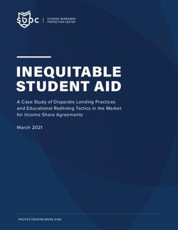 INEQUITABLE STUDENT AID - A Case Study of Disparate Lending Practices and Educational Redlining Tactics in the Market for Income Share Agreements ...