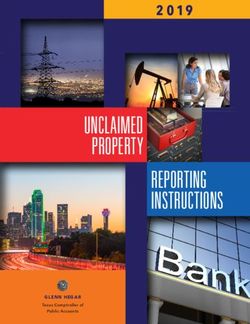 UNCLAIMED PROPERTY REPORTING INSTRUCTIONS - Texas Association of ...