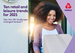 Ten retail and leisure trends for 2021 - Has the UK landscape changed forever? - NatWest Business Hub
