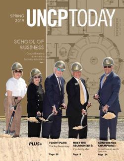 PLUS+ - SPRING 2019 - UNC Pembroke