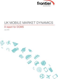 UK MOBILE MARKET DYNAMICS - A report for DCMS - Gov.uk