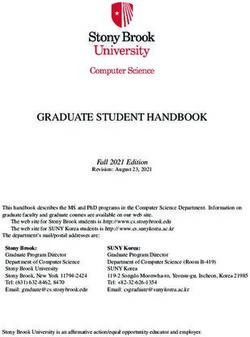 GRADUATE STUDENT HANDBOOK - Fall 2021 Edition - Stony Brook Computer ...