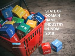 STATE OF DOMAIN NAME INDUSTRY IN INDIA 2018 - This is based on data for 2017 - India Domain Name ...