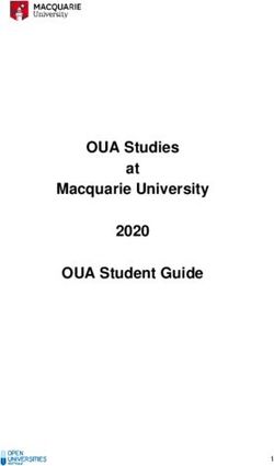 OUA Studies at Macquarie University 2020 OUA Student Guide