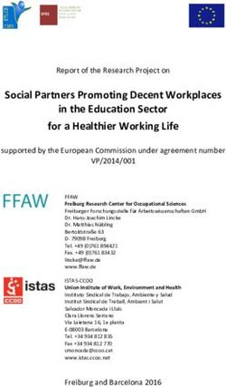 Social Partners Promoting Decent Workplaces in the Education Sector for a Healthier Working Life - European Trade Union