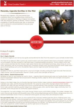 Rwanda, Uganda Gorillas in the Mist - Great Canadian Travel