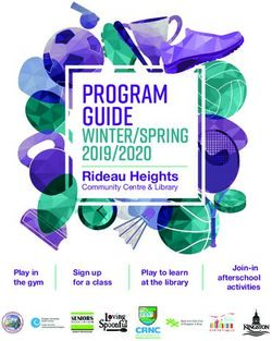 Program Guide WINTER/SPRING 2019/2020 Rideau Heights Community Centre & Library - Join-in afterschool activities - Winter & Spring 2020