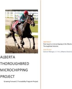 ALBERTA THOROUGHBRED MICROCHIPPING PROJECT - ABSTRACT Jean Kruse General Manager, C.T.H.S. (Alberta Division)