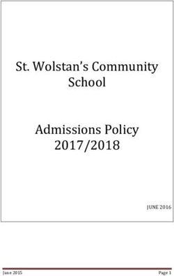 St. Wolstan's Community School Admissions Policy 2017/2018 - JUNE 2016