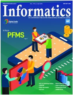 PFMS In Focus - NIC Informatics