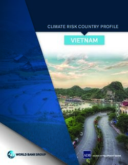 VIETNAM CLIMATE RISK COUNTRY PROFILE - Asian Development ...
