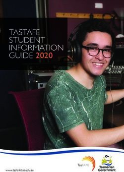 TASTAFE STUDENT INFORMATION - GUIDE 2020 - www.tastafe.tas.edu.au - TasTAFE Document ...