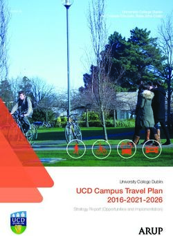 UCD Campus Travel Plan 2016-2021-2026 - University College Dublin University College Dublin An Coláiste Ollscoile, Baile Átha Cliath - Amazon S3