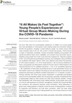 "It All Makes Us Feel Together": Young People's Experiences of Virtual Group Music-Making During the COVID-19 Pandemic