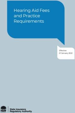Hearing Aid Fees and Practice Requirements - Effective 01 January 2022 - SIRA